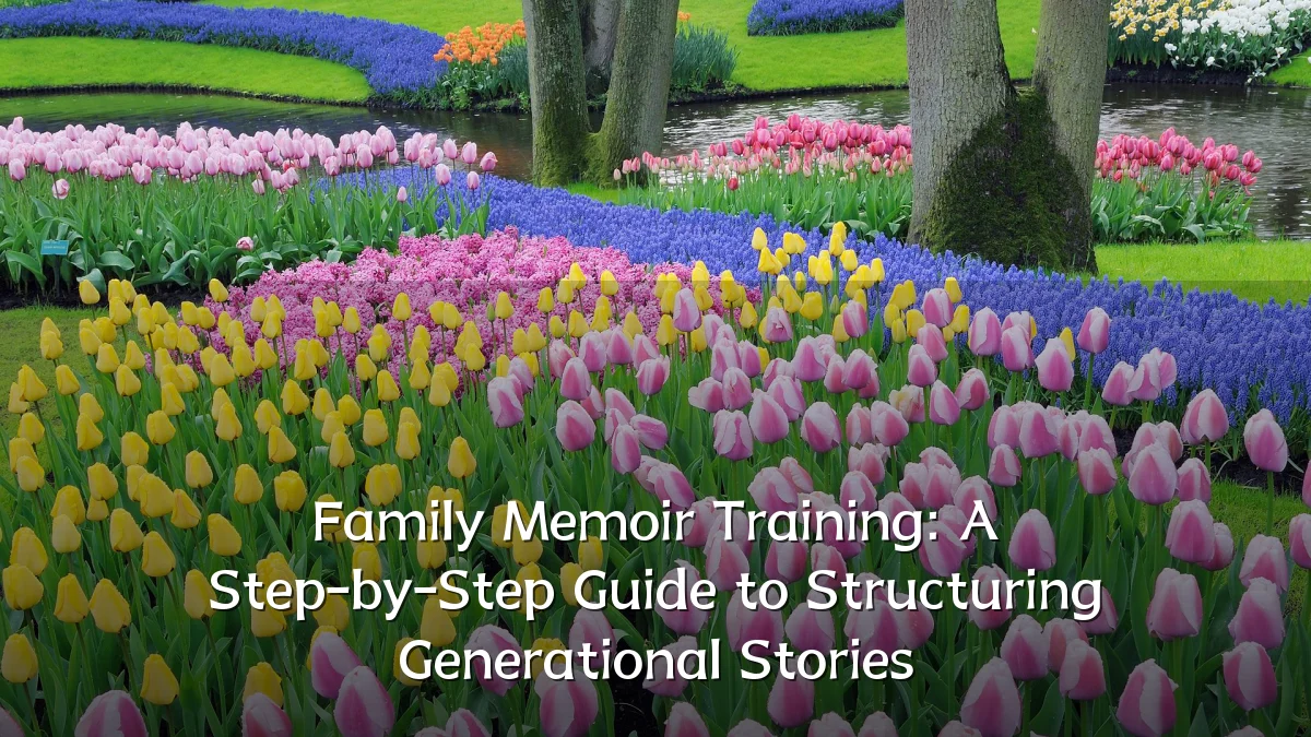 Family Memoir Training: A Step-by-Step Guide to Structuring Generational Stories