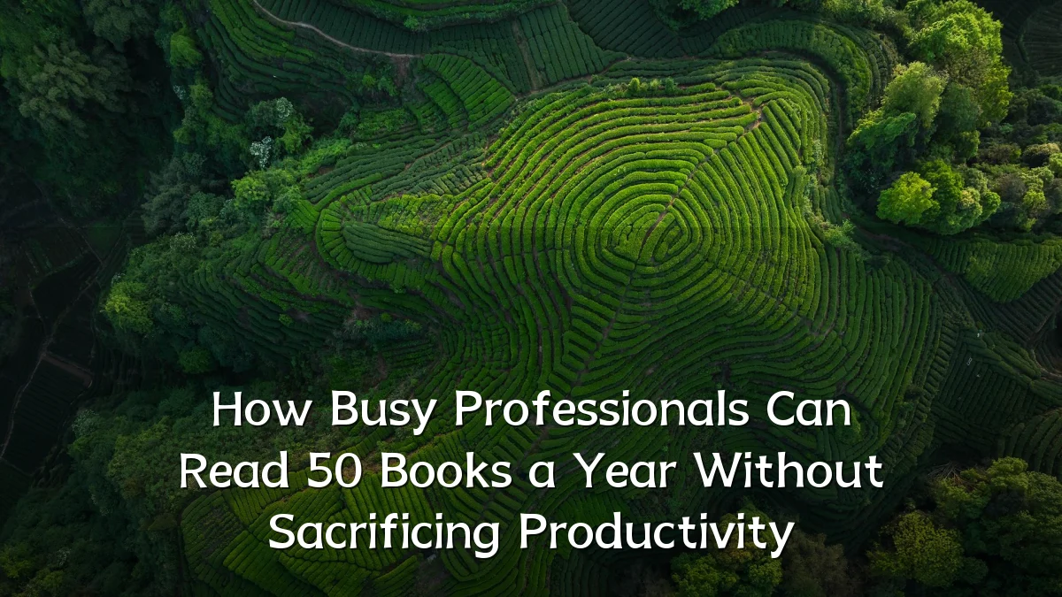 How Busy Professionals Can Read 50 Books a Year Without Sacrificing Productivity
