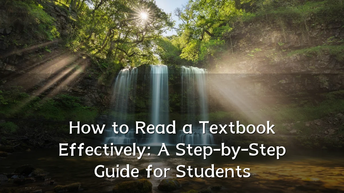 How to Read a Textbook Effectively: A Step-by-Step Guide for Students
