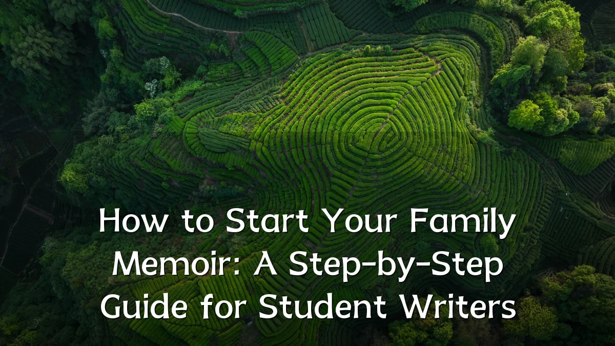 How to Start Your Family Memoir: A Step-by-Step Guide for Student Writers