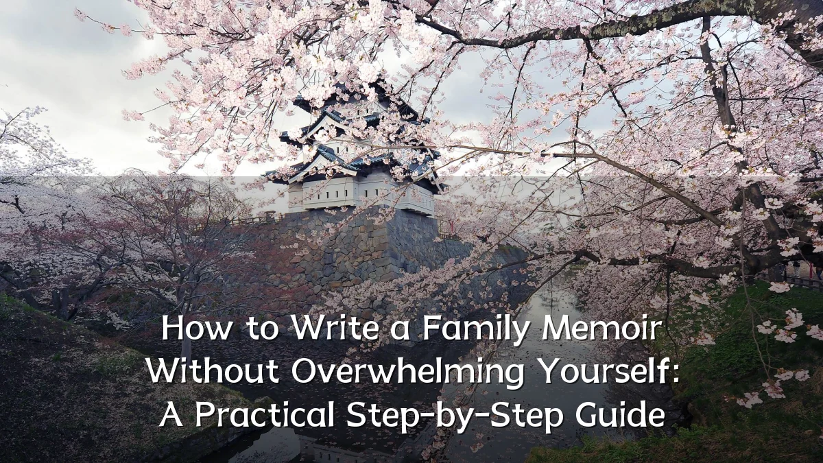 How to Write a Family Memoir Without Overwhelming Yourself: A Practical Step-by-Step Guide