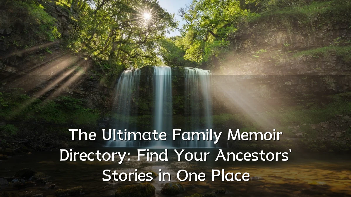 The Ultimate Family Memoir Directory: Find Your Ancestors' Stories in One Place