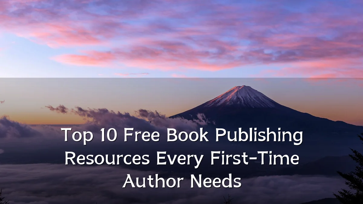 Top 10 Free Book Publishing Resources Every First-Time Author Needs
