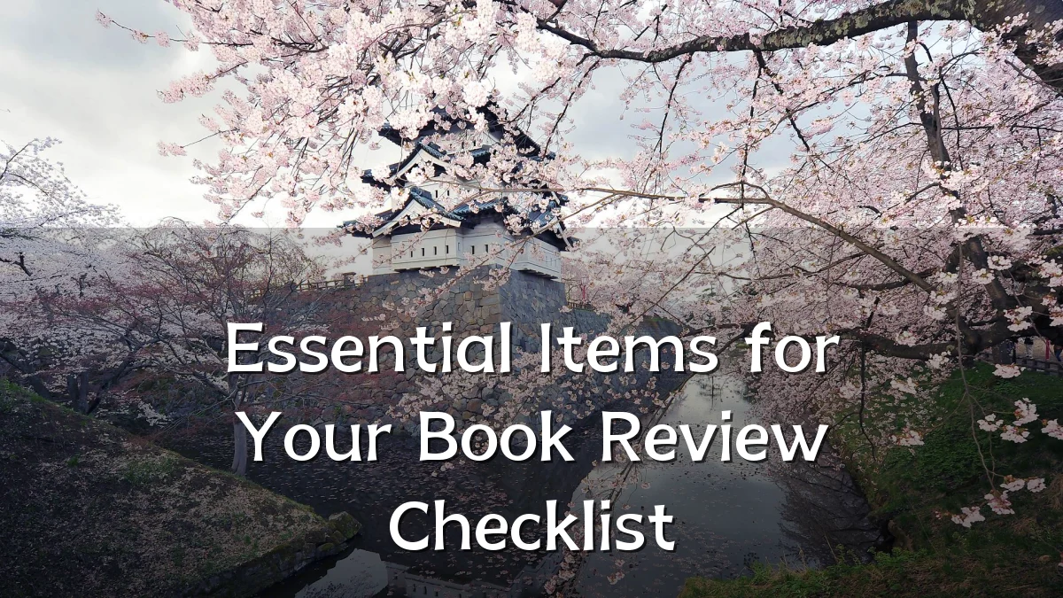 Essential Items for Your Book Review Checklist