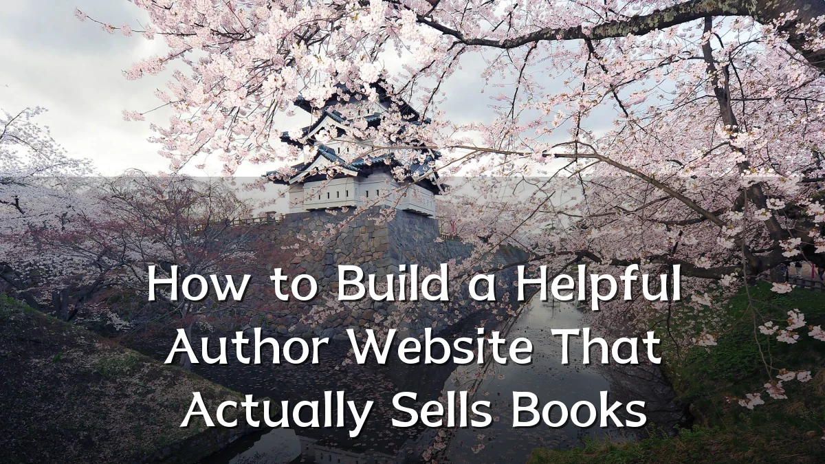 How to Build a Helpful Author Website That Actually Sells Books