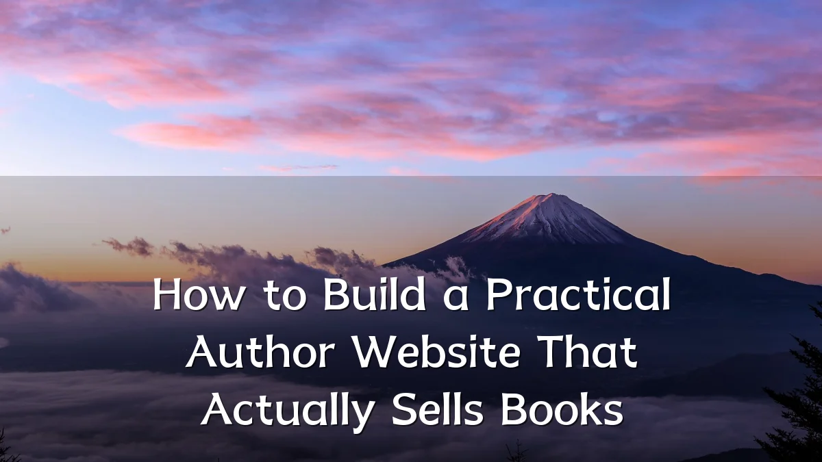 How to Build a Practical Author Website That Actually Sells Books