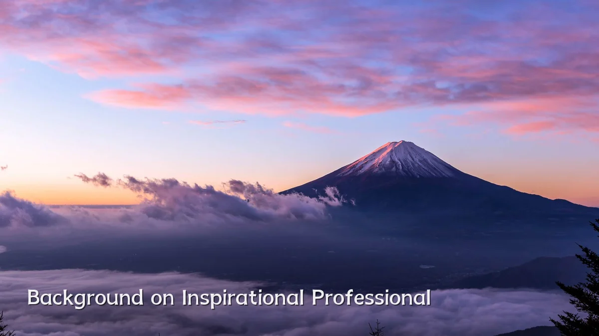 Background on Inspirational Professional